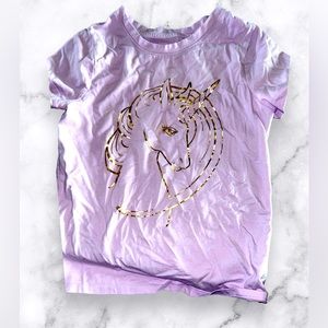 Cat & Jack Purple Unicorn Tee